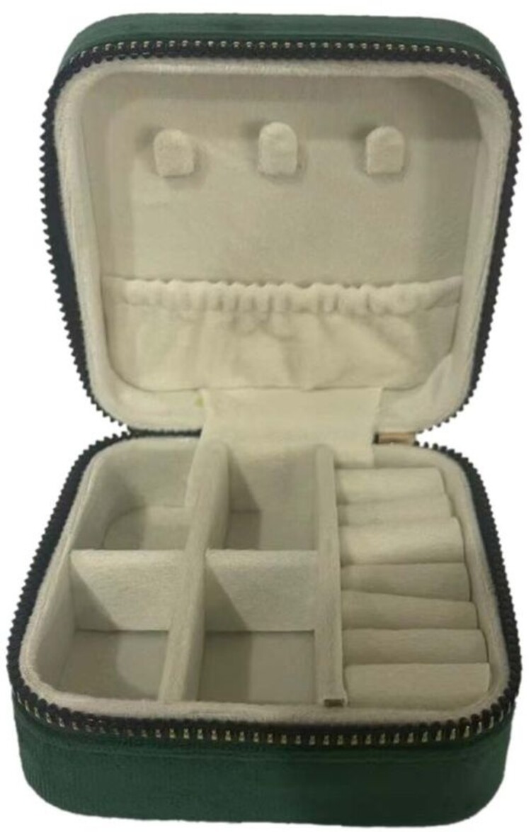 Jewelery Case Velvet Green