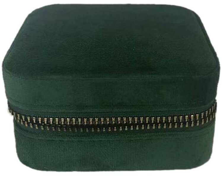 Jewelery Case Velvet Green