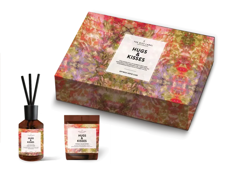 The Gift Label Amsterdam Gift Box Homeset - Hugs & Kisses