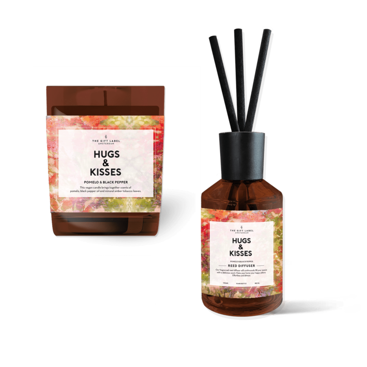 The Gift Label Amsterdam Gift Box Homeset - Hugs & Kisses