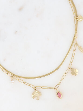 Bohm Paris Necklace BM1791- gold