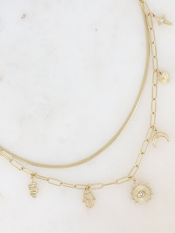 Bohm Paris Necklace BM1788- gold