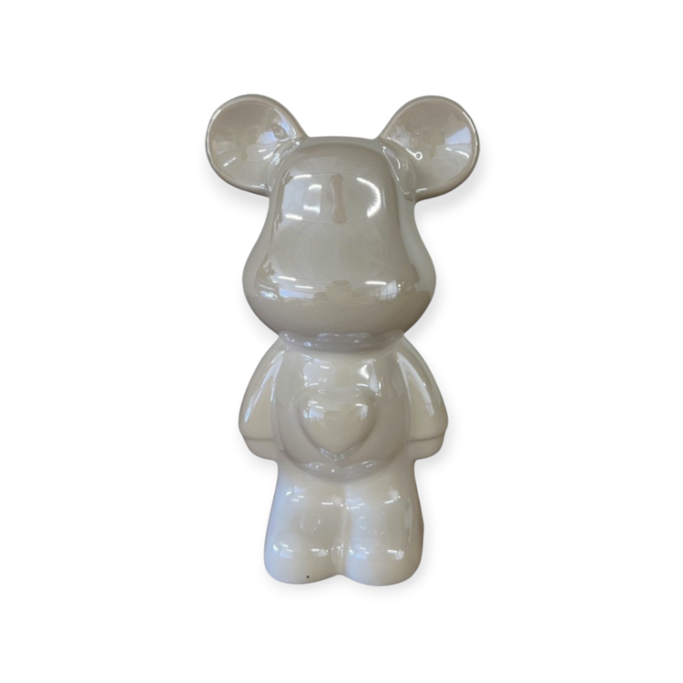 Ceramic Bear 28cm - white
