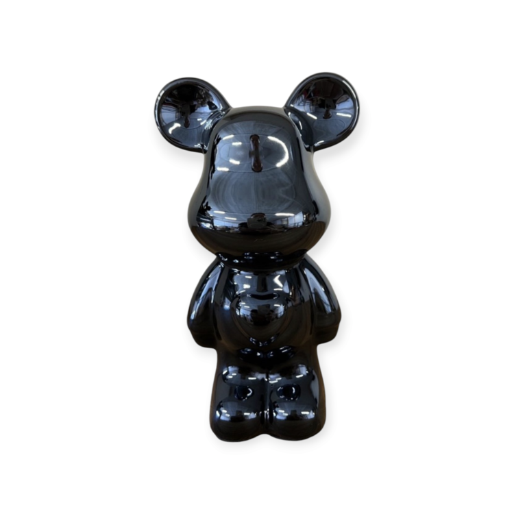 Ceramic Bear 28cm - black