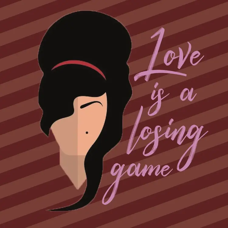 Tegeltje - 'Amy Winehouse'