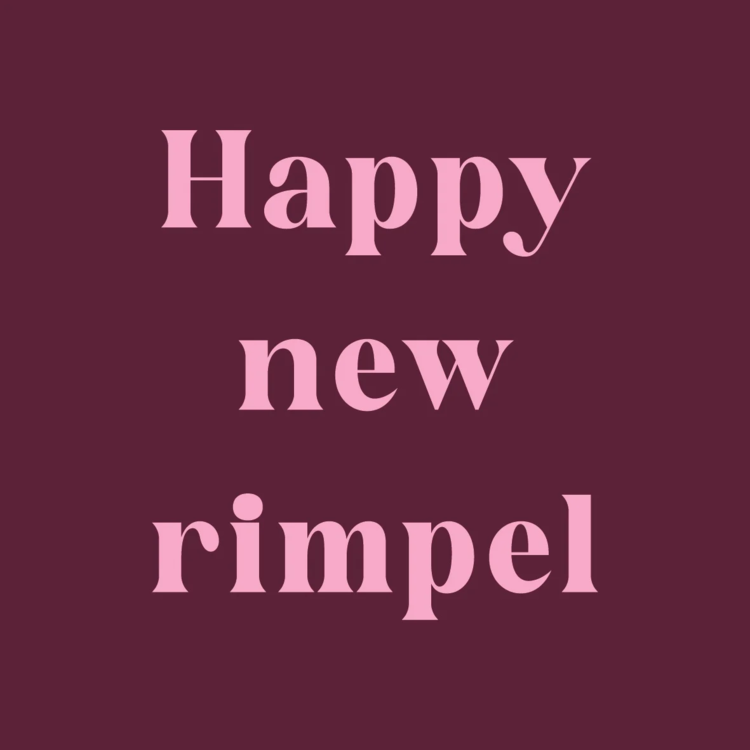 Tile - 'Happy new rimpel'