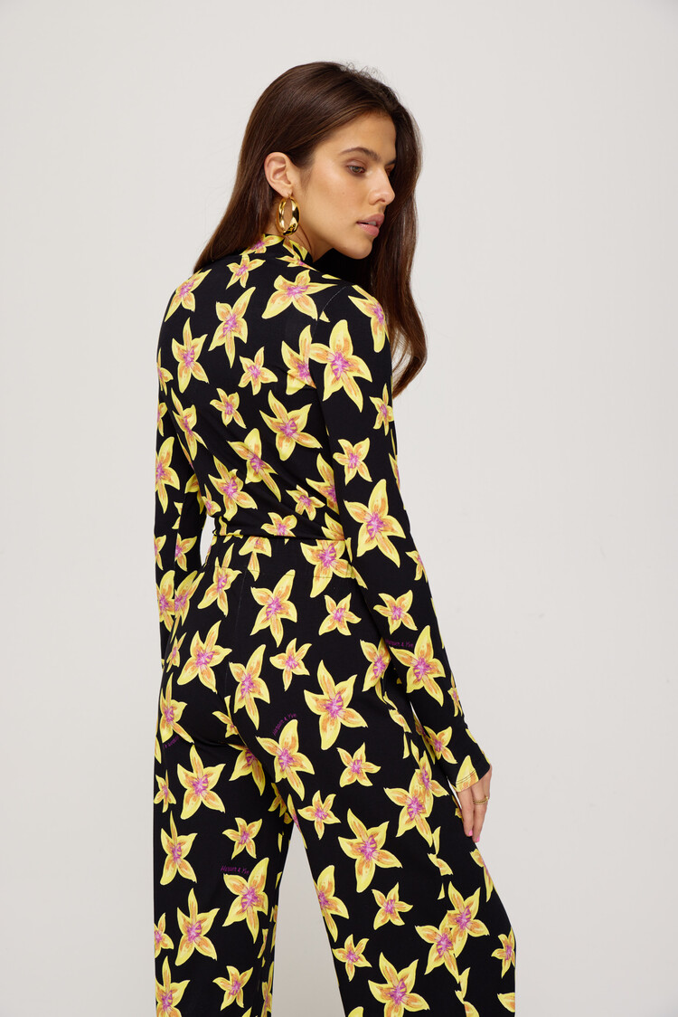 Harper & Yve Jane Pants - Cheeky Flower - Yellow