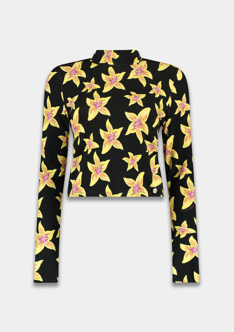 Harper & Yve Jeff Top - cheeky flower - yellow