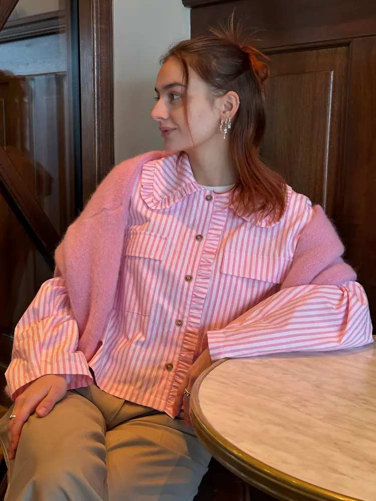 Noella Kendyll Shirt Rose Stripe