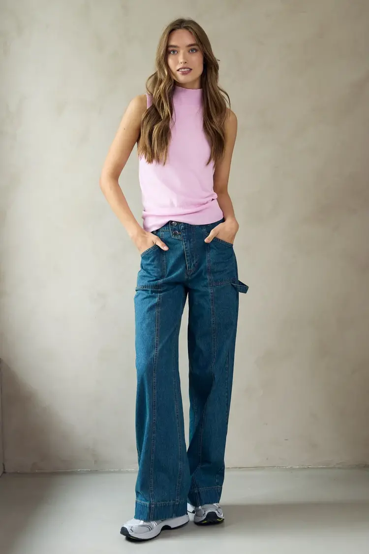 Noella Keshia Knit Top Baby Pink