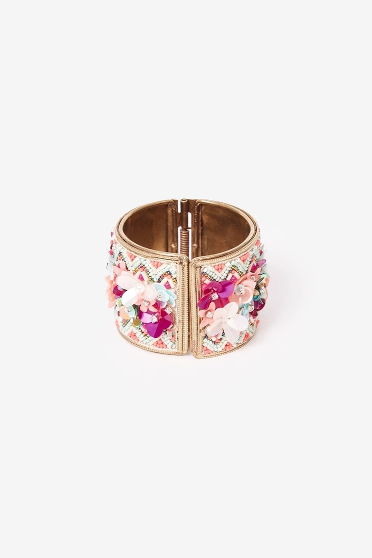 3D Flower And Jewelery Bracelet