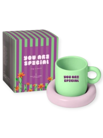 The Gift Label Amsterdam Mug & Saucer - You Are Special