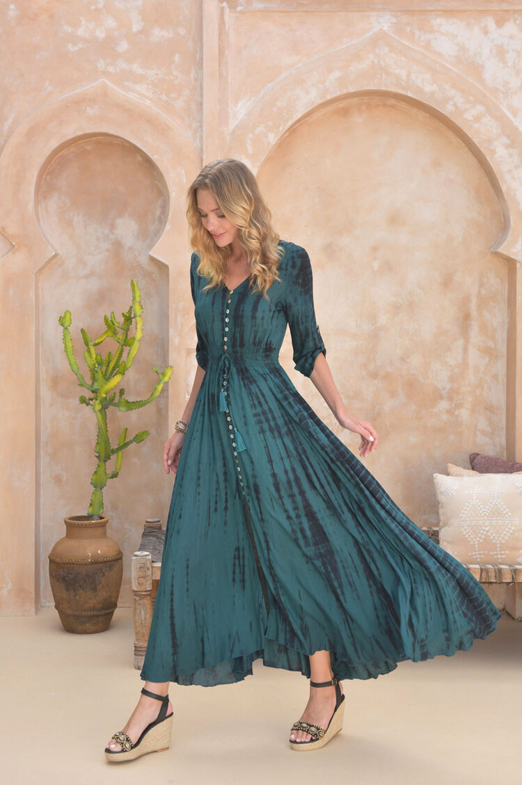 Eind maart begin april wordt de nieuwe collectie ss26 verwacht! Dress Mila Moonstone Deep Green