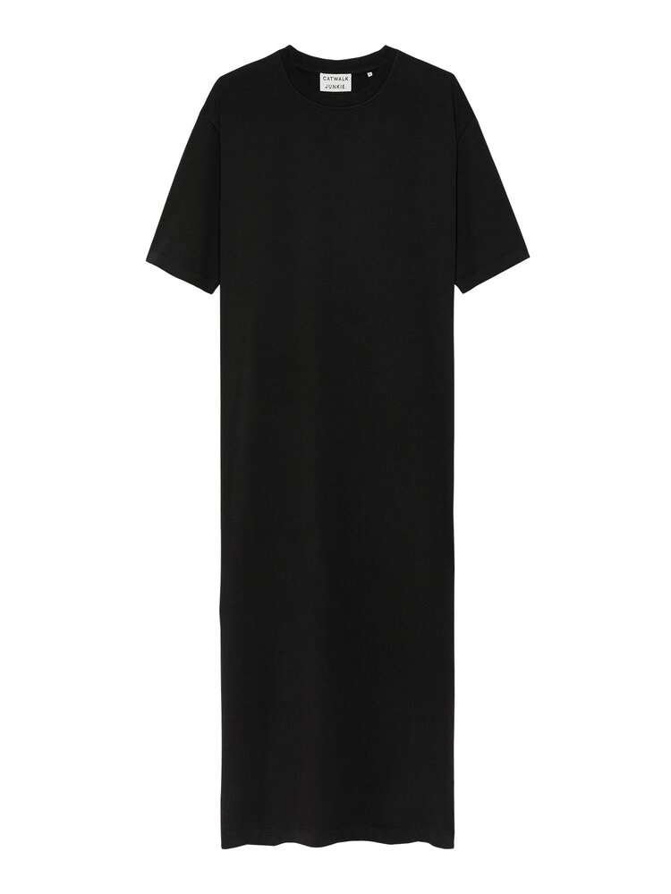 Catwalk Junkie Tshirt dress- black