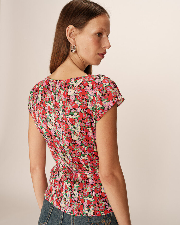 Grace & Mila Penny Top - red