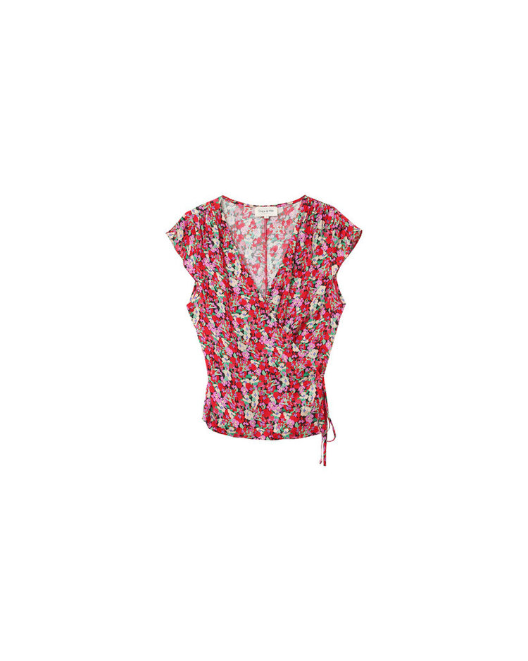 Grace & Mila Penny Top - red