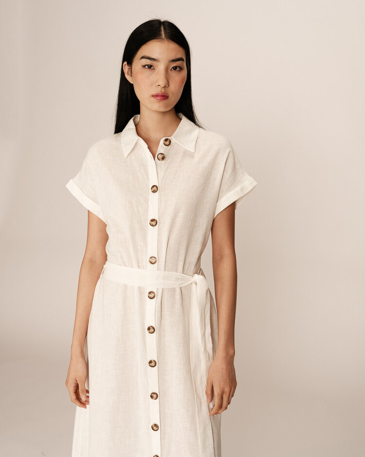 Grace & Mila Prudence Long Dress - ecru