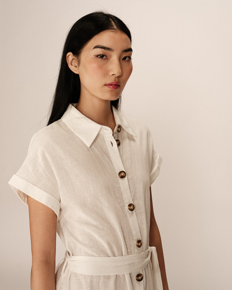 Grace & Mila Prudence Long Dress - ecru