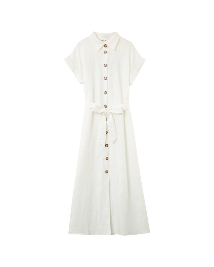 Grace & Mila Prudence Long Dress - ecru