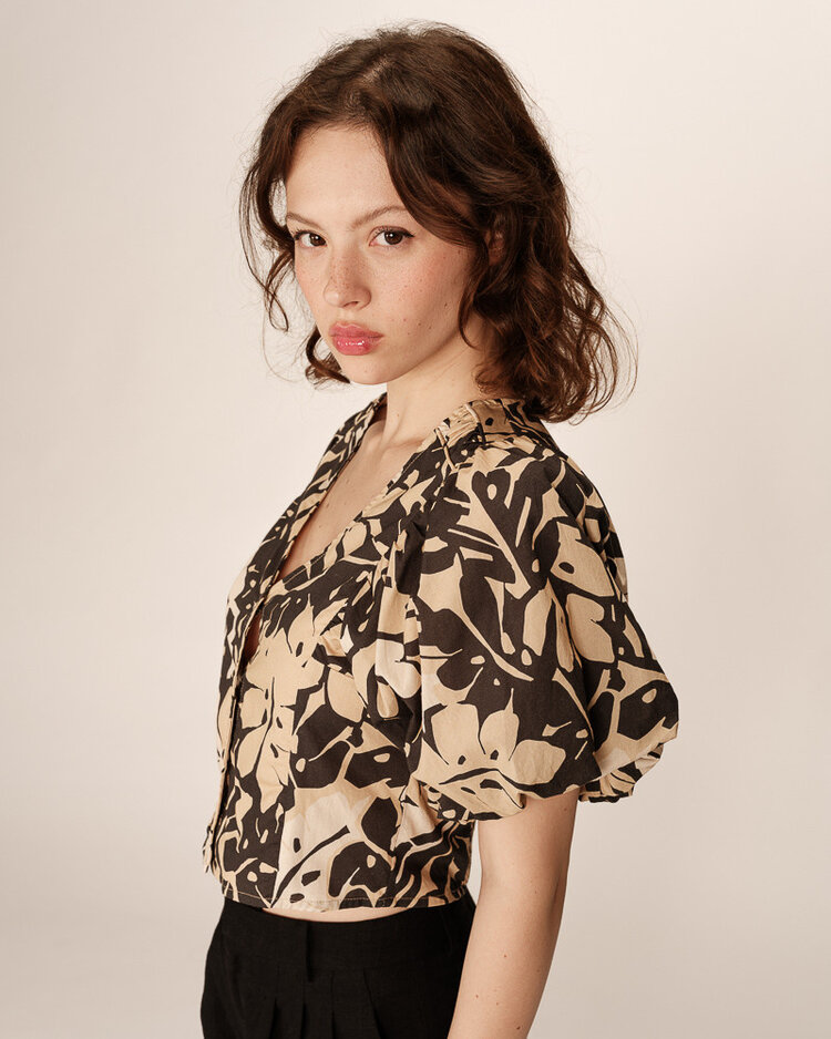 Grace & Mila Blouse Pineapple - beige