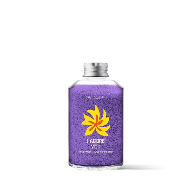 The Gift Label Amsterdam Bath Powder 200ml - I Adore You