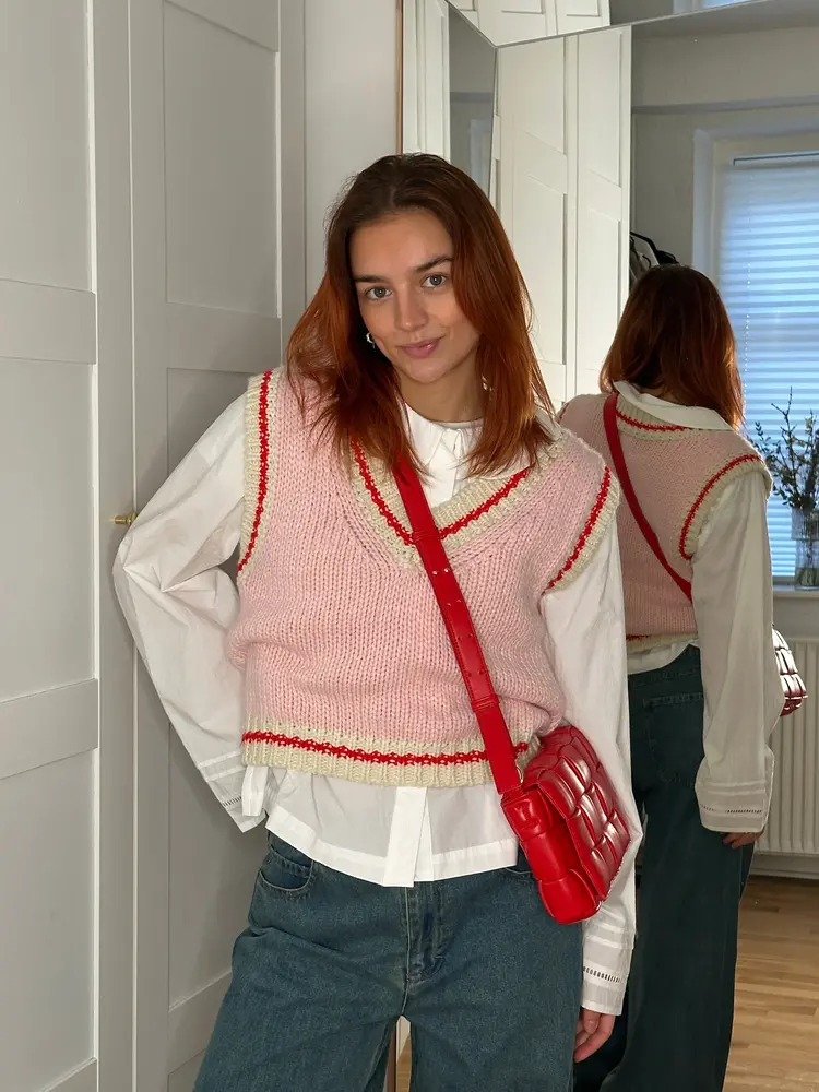 Noella Kayanna Knitted Spencer Berry Combo