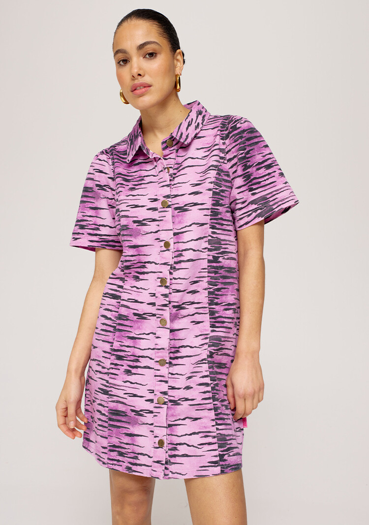 Harper & Yve Sarah Dress - Trashy Tiger - purple