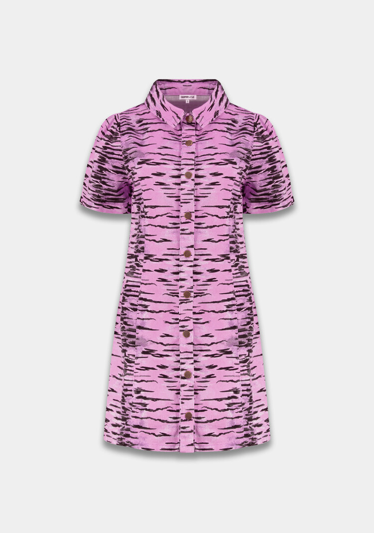 Harper & Yve Sarah Dress - Trashy Tiger - purple