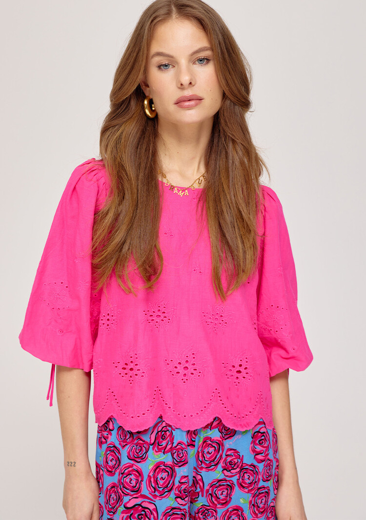 Harper & Yve Levy Blouse - Hot Pink