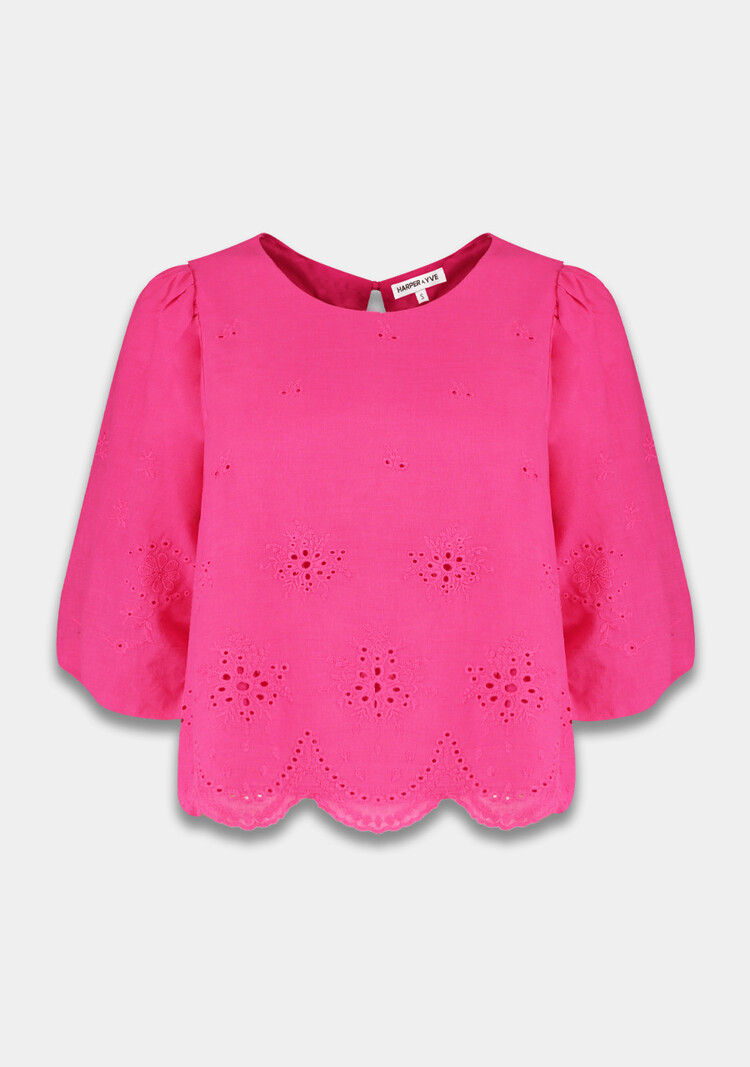 Harper & Yve Levy Blouse - Hot Pink
