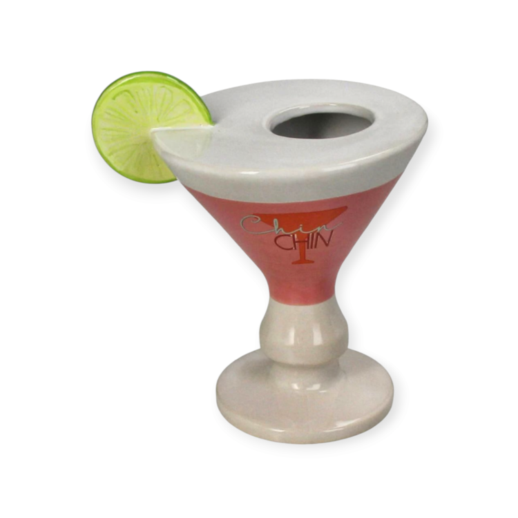 Vase Cocktail Fine Earthenware Pink 14.5x12x18cm