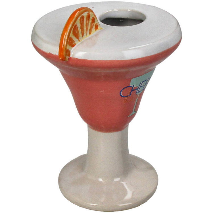 Vase Cocktail Fine Earthenware Pink 11.5x11x16cm