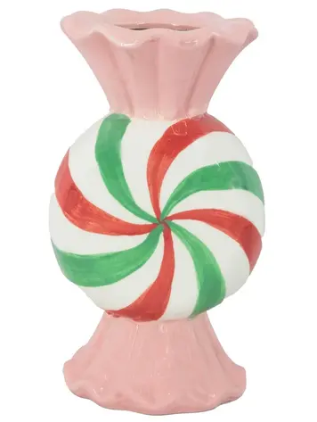 Pottery vase candy