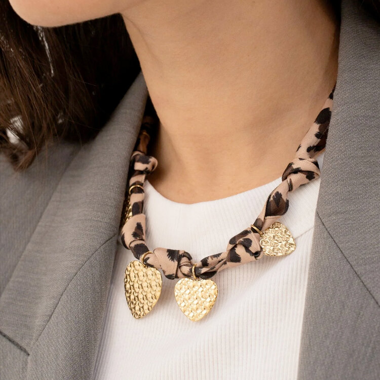 Bohm Paris Alga Necklace - leopard