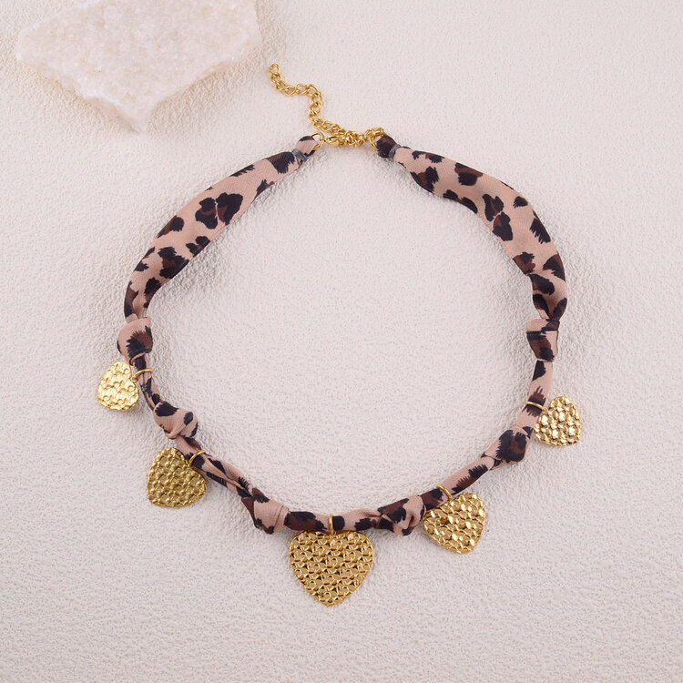 Bohm Paris Alga Necklace - leopard