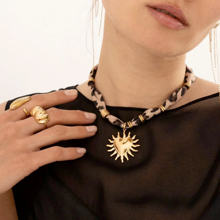 Bohm Paris Magla Necklace -leopard