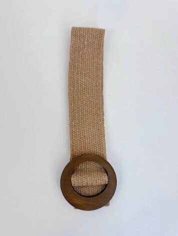 Raffia Belt - natural