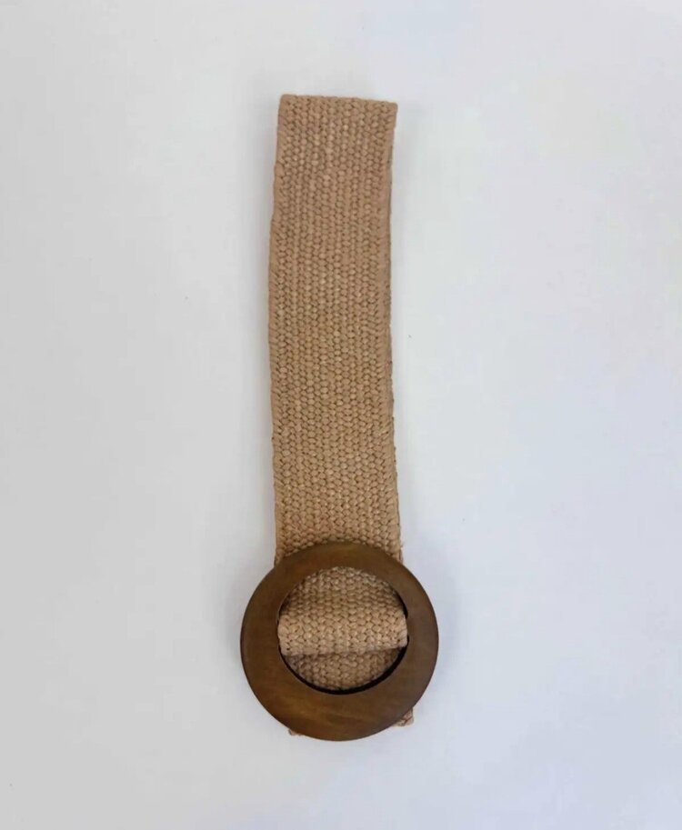 Raffia Belt - natural
