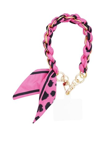 Telefoonkoord wild heart- fuchsia