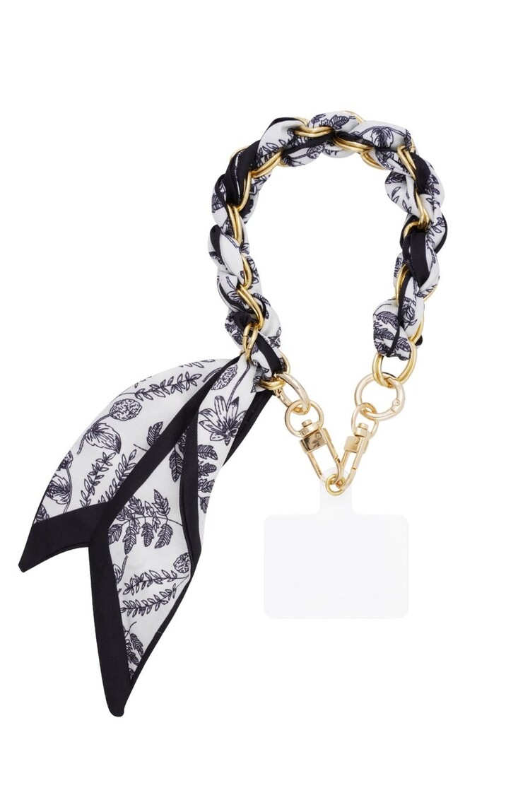 Phone cord wild heart- Dark blue