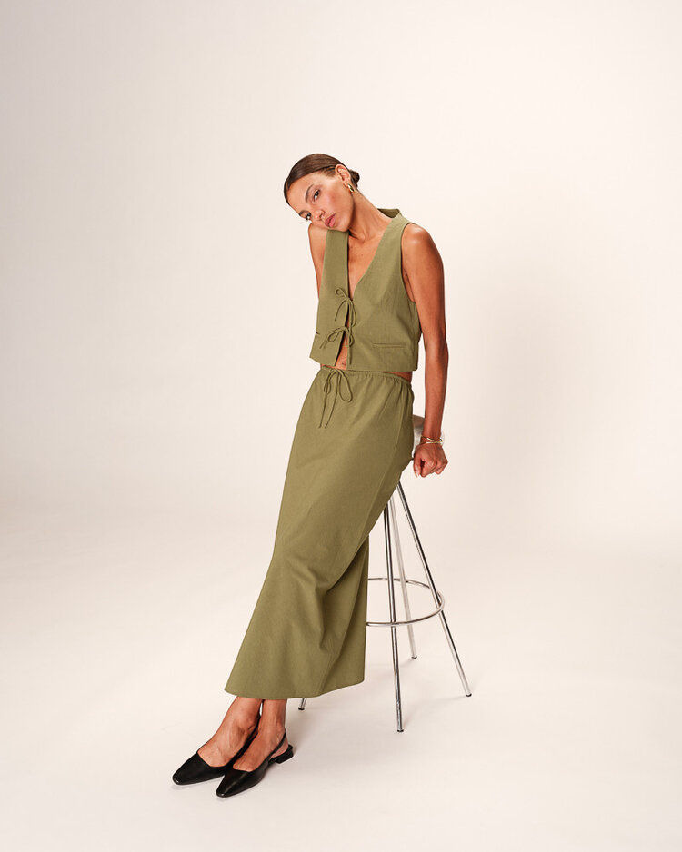 Grace & Mila Rousse Skirt -  green