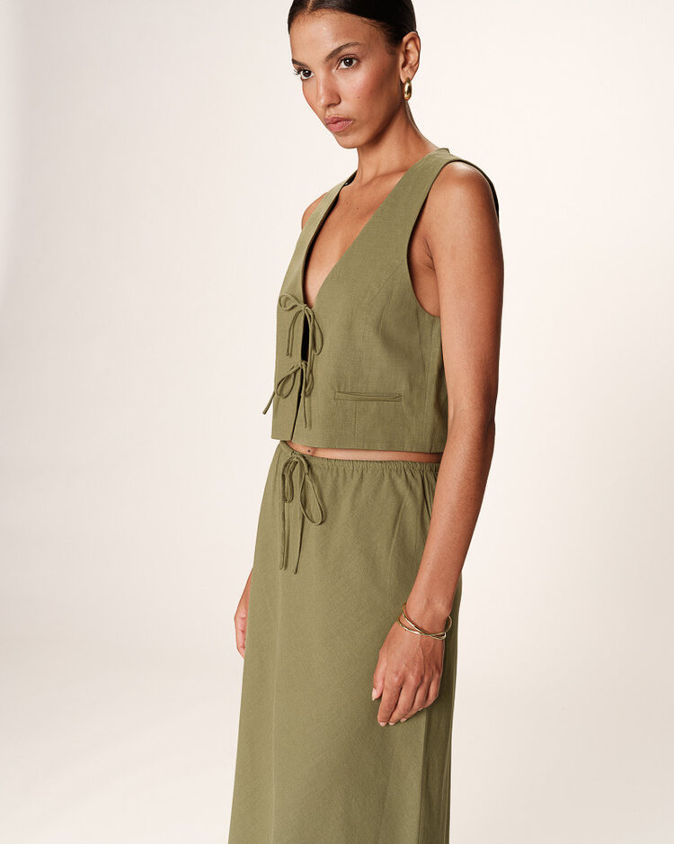 Grace & Mila Rousse Skirt -  green