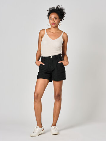 F. A. M. Paris Short Axelle - black