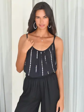 Eind maart begin april wordt de nieuwe collectie ss26 verwacht! Top Kyana Black Silver