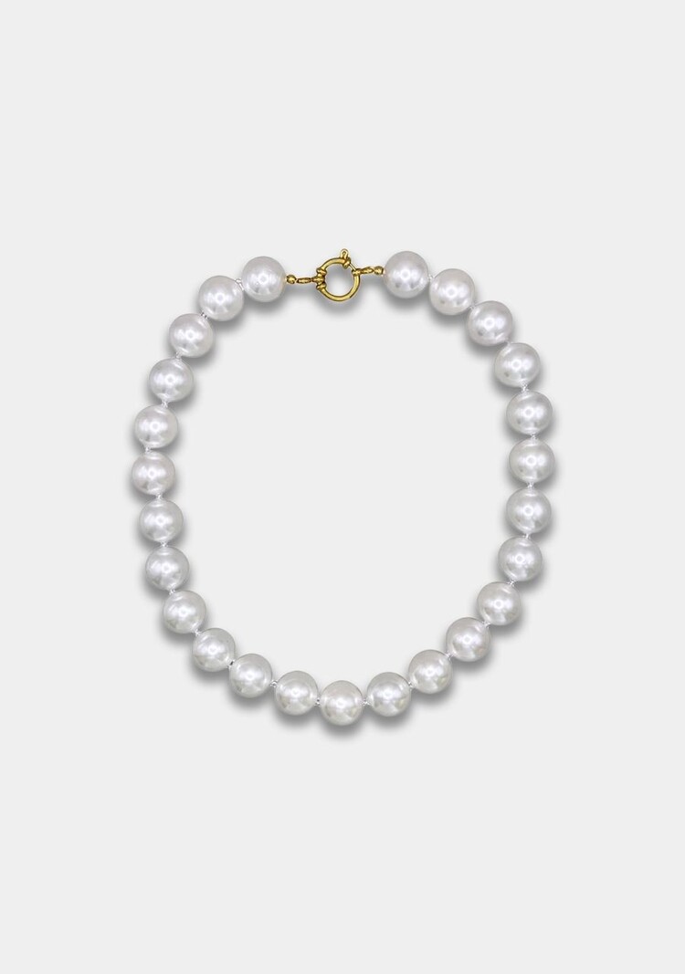 Harper & Yve Perla Necklace - white