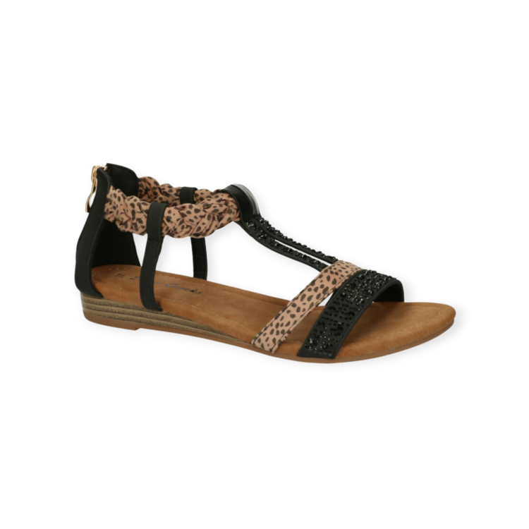 Supercracks Super Cracks Sandal Leopard - Glitter