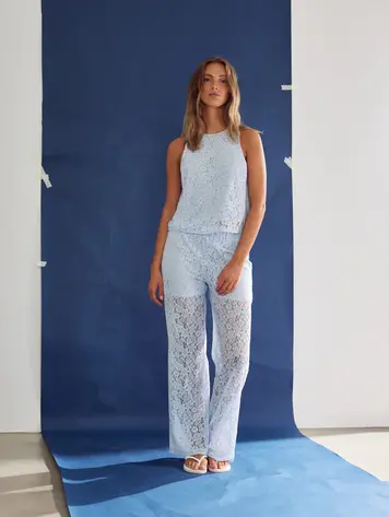 Noella Shelly Pants - air blue