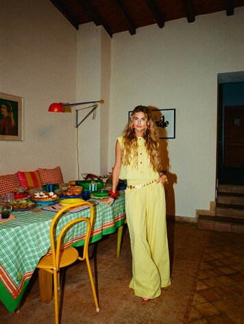 Harper & Yve Charlie Pants - lemon