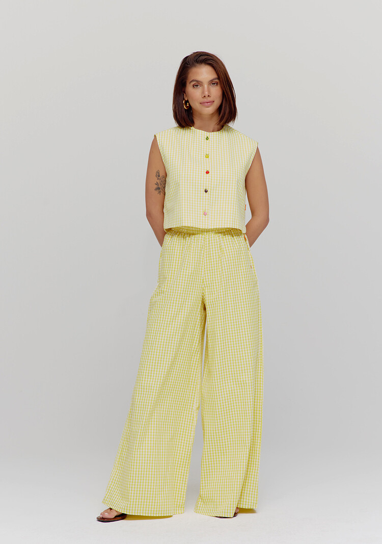 Harper & Yve Charlie Pants - lemon