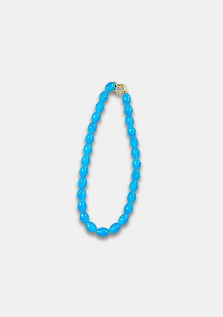 Harper & Yve Necklace Tropical - ocean blue